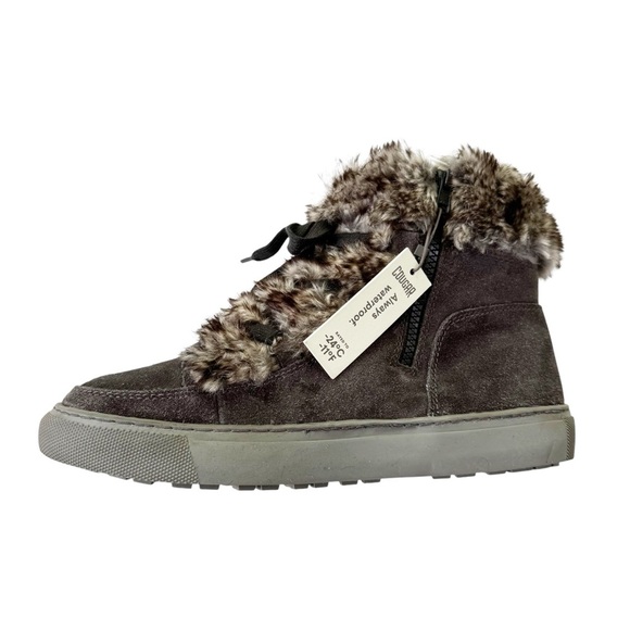NWT Cougar Waterproof Suede with Faux Fur Dasha Snow Boot Pewter Gray Size 9 - Picture 4 of 13